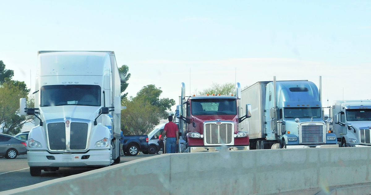 Causas comunes de accidentes de camiones