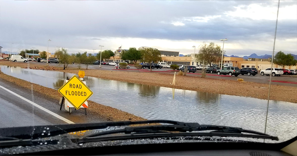 Alerta de fuertes lluvias e inundaciones repentinas en el sur de Nevada