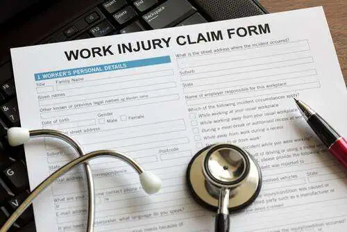 Work Injury Claim Form Work Injury Claim Form