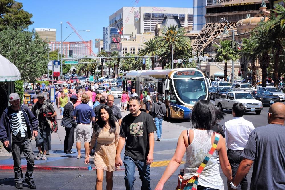Las Vegas: una de las ciudades más peligrosas para los peatones