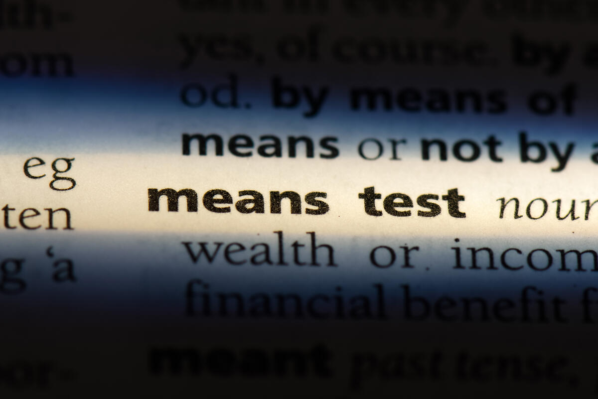 What is a Means Test?