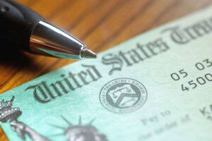 Treasury Check from Social Security