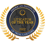 American Institute of Trial Lawyers - Litigator of the Year Badge